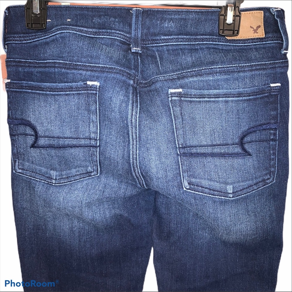 AEO | Super Stretch Kickboot Midrise Jeans - Picture 5 of 7